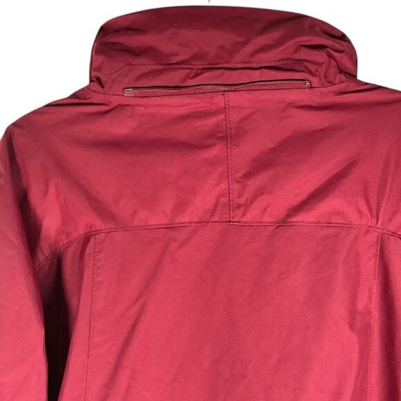 Columbia Omni-Heat Interchange Size 3X Burgundy Rain Jacket Light Weight - Picture 6 of 12